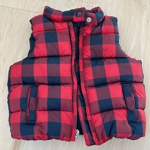 baby Gap Plaid Winter Vest